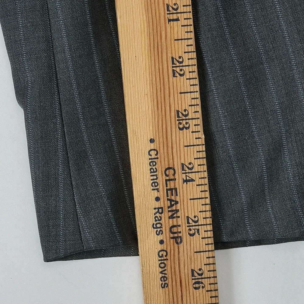 Hickey‎ Freeman Blazer Men 42L Gray Pinstripe Madison Worsted Wool Made in USA